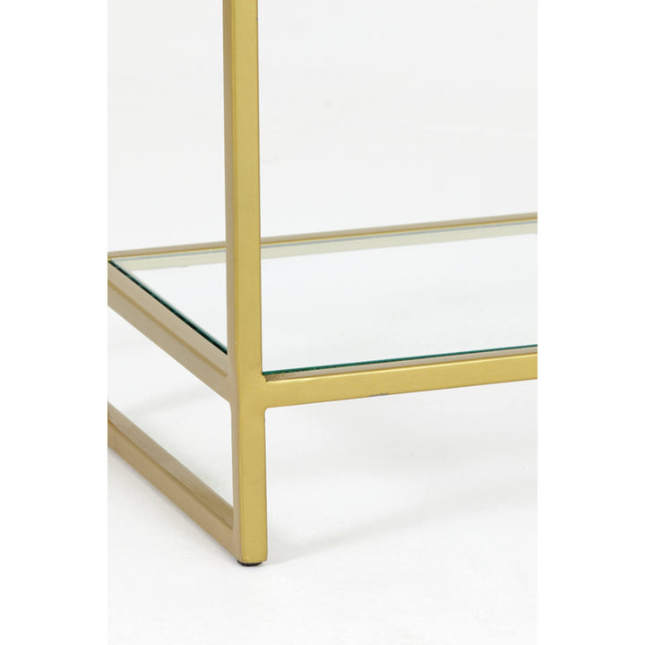 Light & Living stellingkast brons helder glas Lucambo