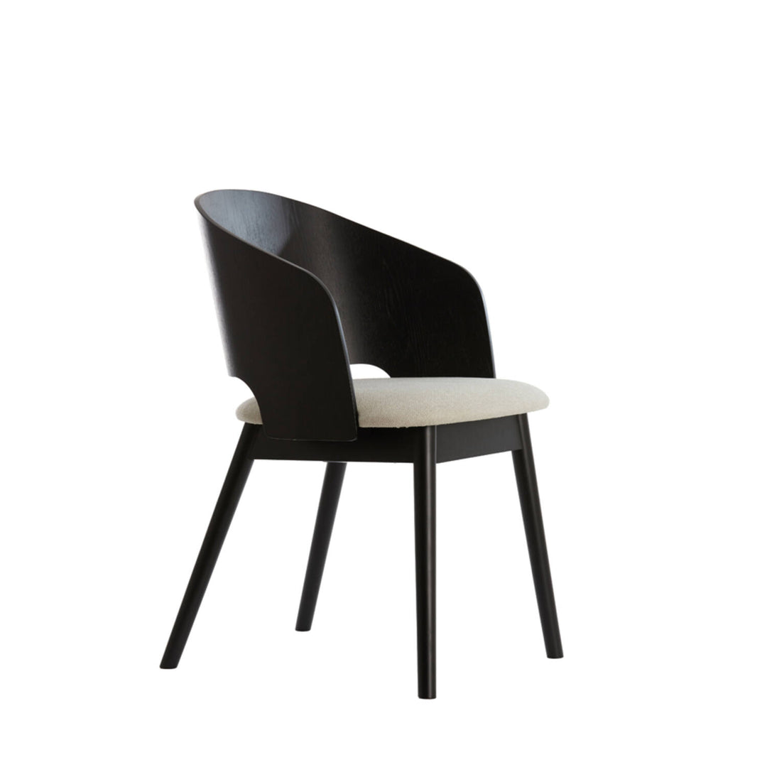 Light & Living eetkamerstoel Niebla zwart beige