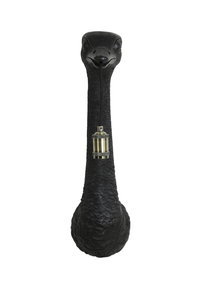 Wandlamp Struisvogel - Zwart -
