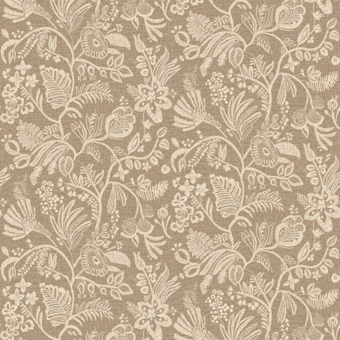 Casamance Broderies behang Pastel Tabac 76960406