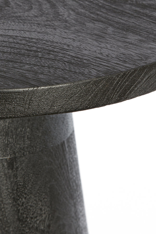 Side table Paxos - Zwart - Ø45cm