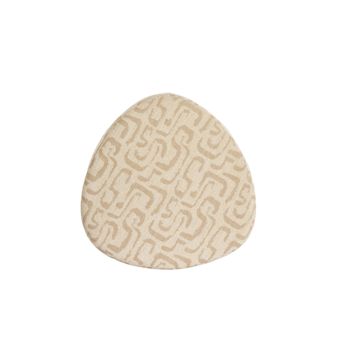 Pouf 68x68x35 cm LIBERIA beige+sand