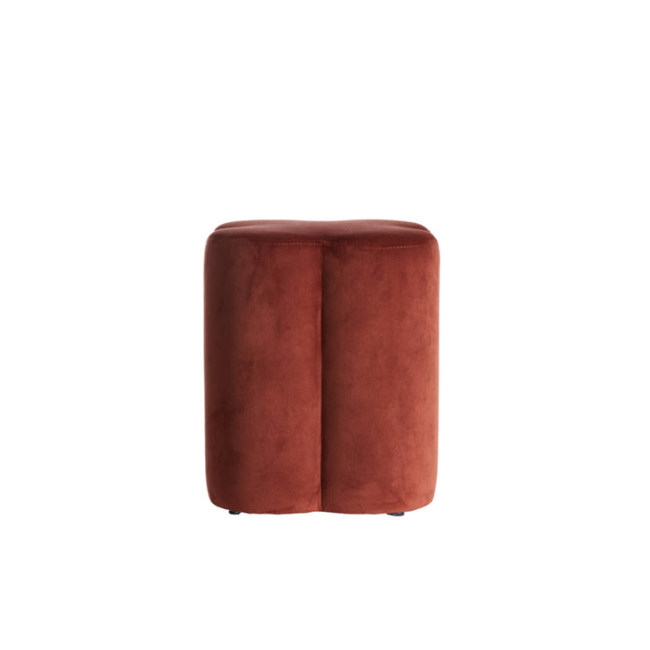 Poef 38x38x45 cm NALANI bordeaux