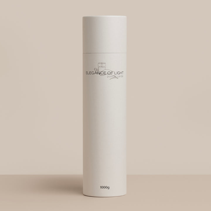 Elegance of Light powder candle 1000 gram wit