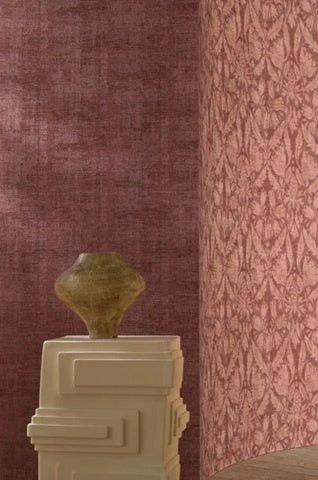 Casamance Le Velours 3 behang Johara Bois De Rose F 74398942