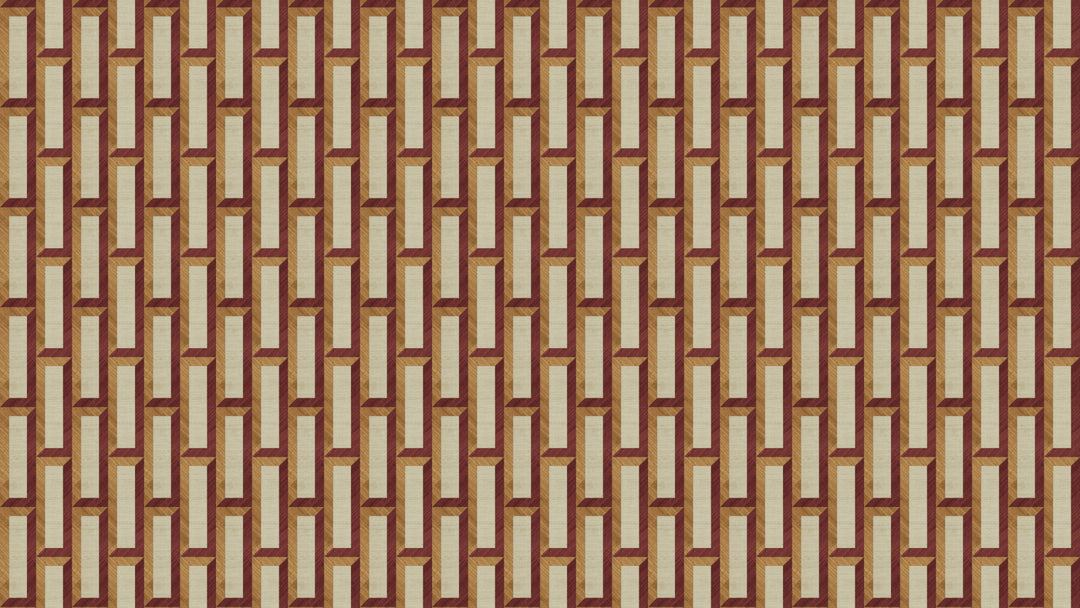 Arte Marqueterie behang Biseau Copper Red 72722