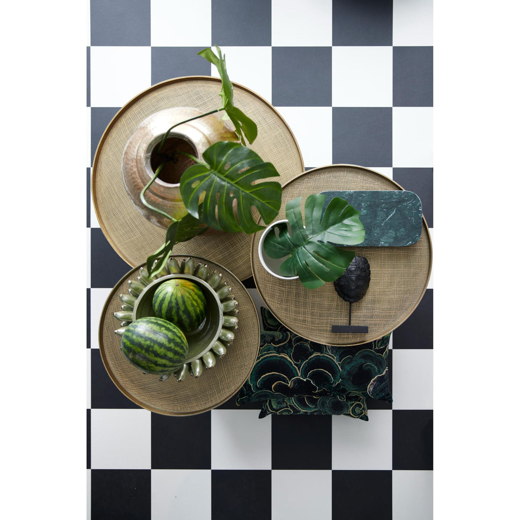 Schaal Labade - Antique bronze - 50x24x7cm