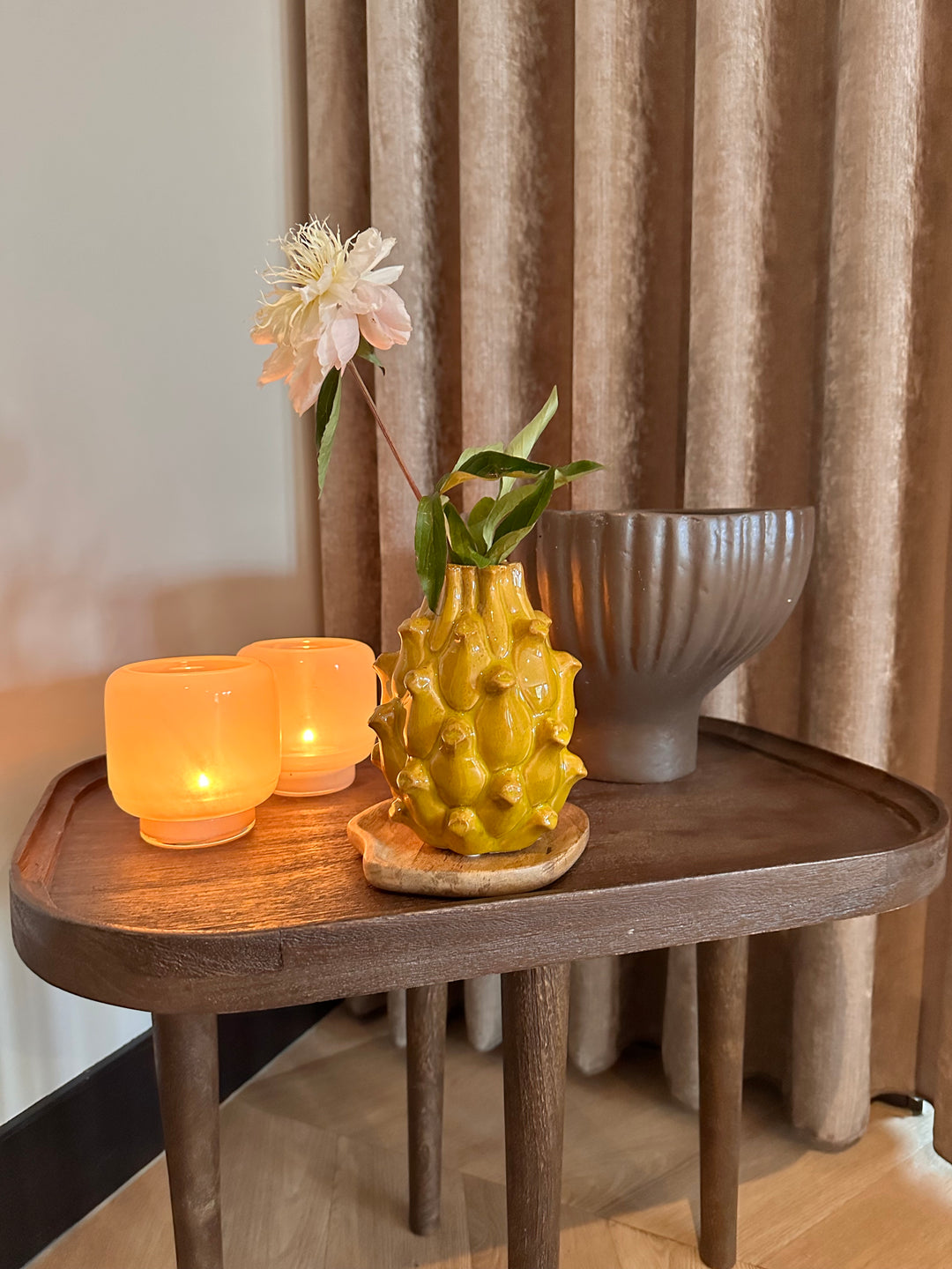 Onderzetter TOJERO mango hout naturel