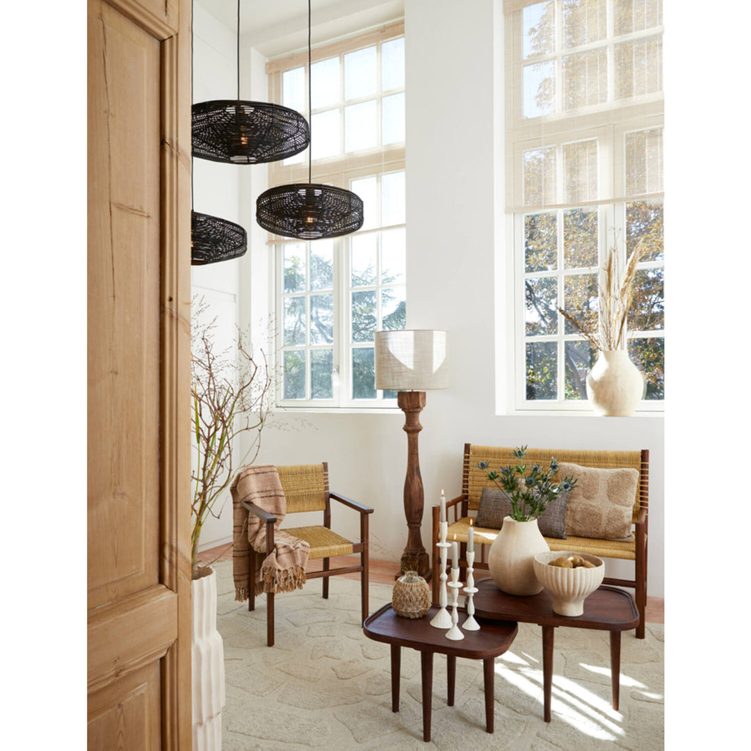 Bijzettafel Light & Living Mazabe hout mat roodbruin