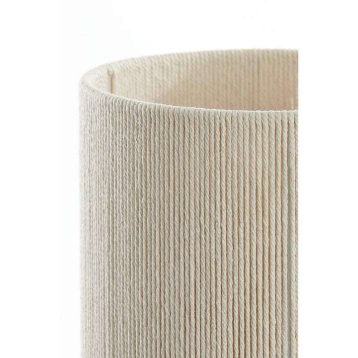 Tafellamp Dania - Crème/Naturel - Ø22.5x50cm