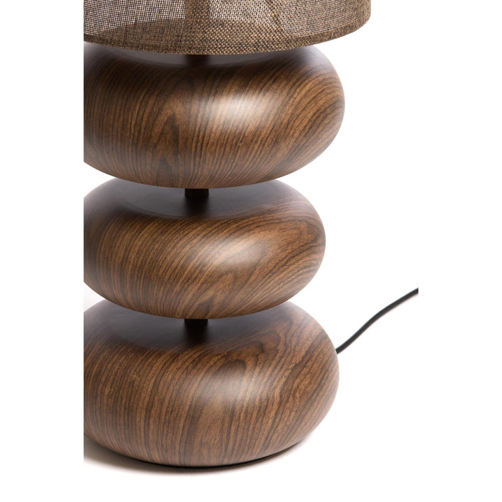 Tafellamp Danialo - Bruin - Ø22cm