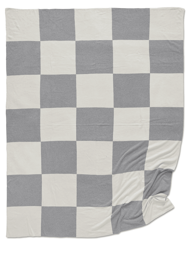 Deken Vierkant Grijs
