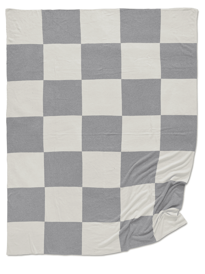 Deken Vierkant Grijs