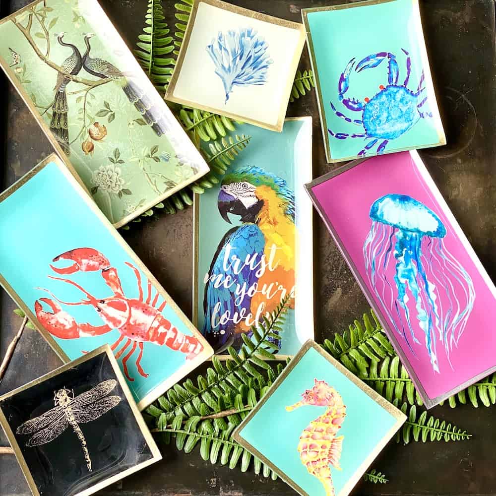 Love Plate L , Cote d'Azur kreeft,  Gift Company