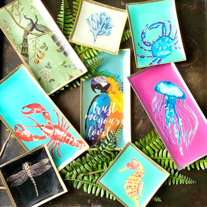 Love Plate L , Cote d'Azur kreeft,  Gift Company