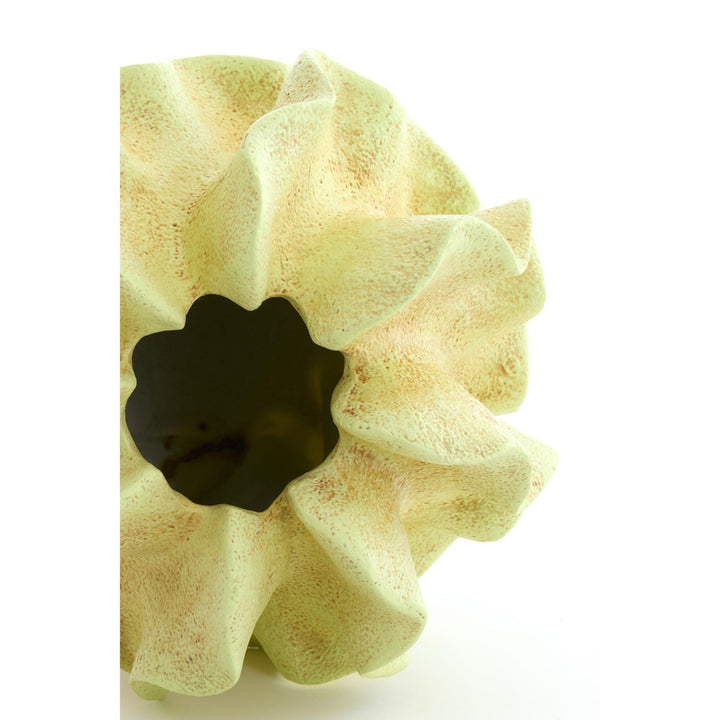 Vaas Sharuna - Cream groen - 26.5x26.5x25cm