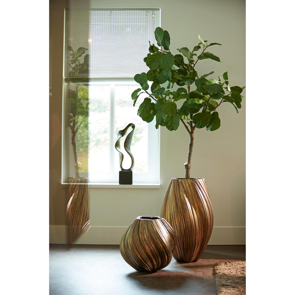 Vaas Yatung - Antiek Brons - Ø34cm