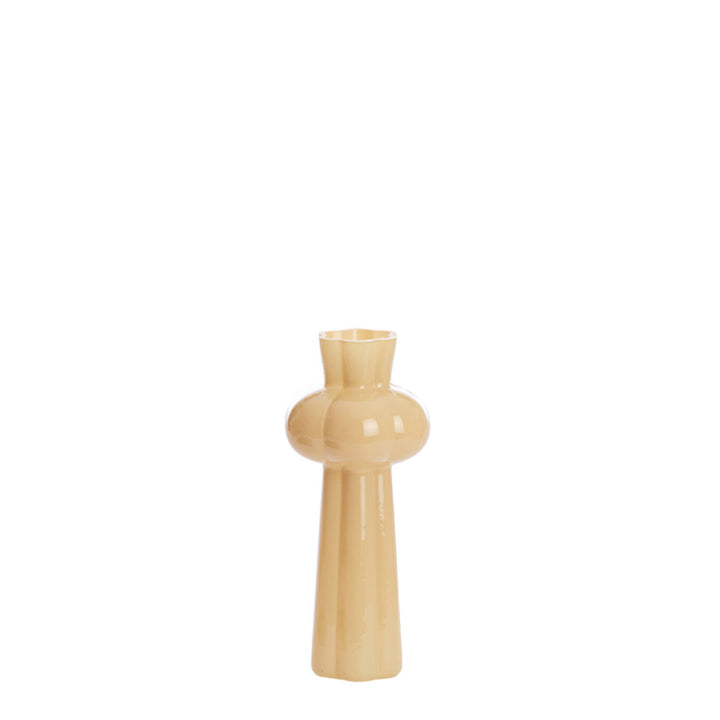 Light & living Vaas Ø11x25 cm KORTESU glas beige
