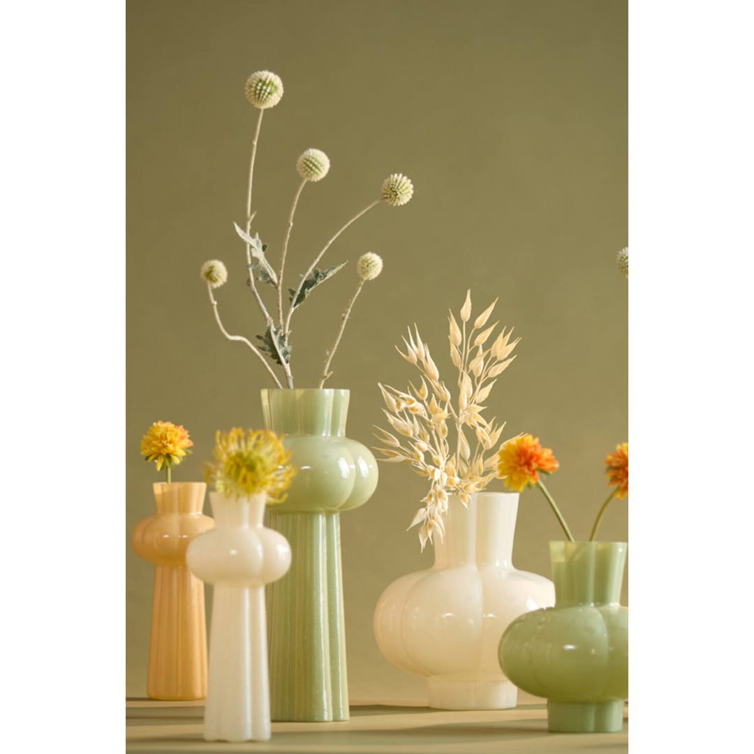 Light & living Vaas Ø11x25 cm KORTESU glas beige