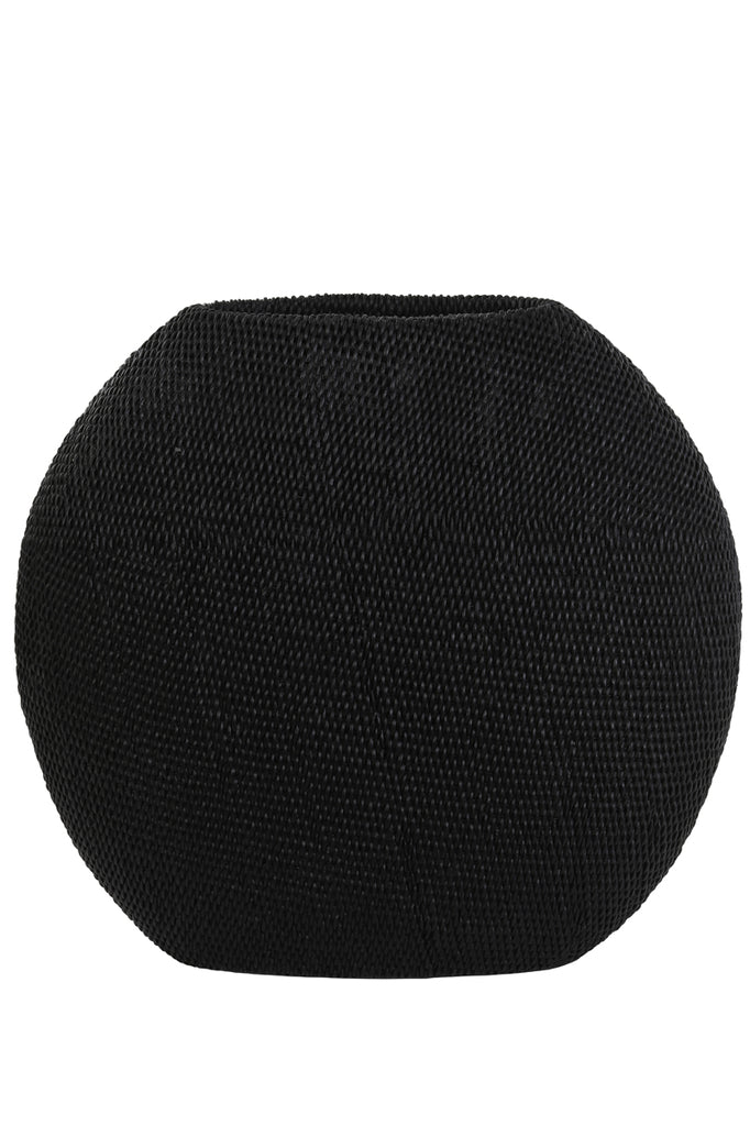 Vaas deco Light Living MASHABA mat zwart