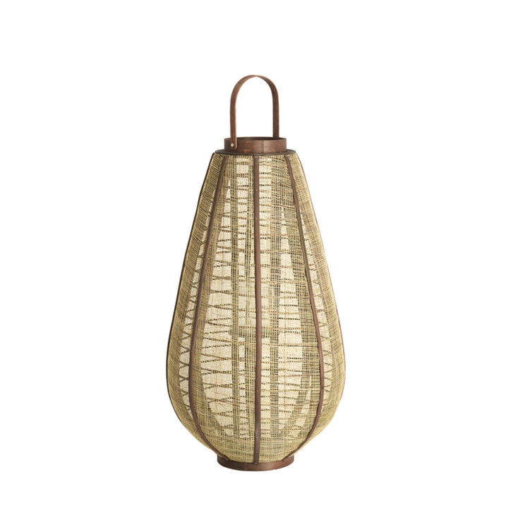 Windlicht LINOA XL linnen bruin Ø37x69,5 cm