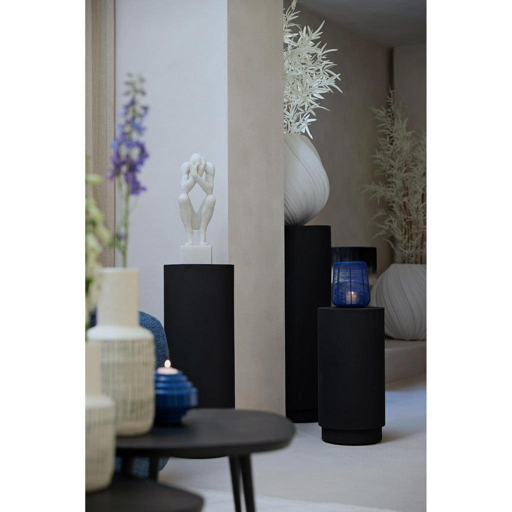 Zuil Alarios - Mat zwart - Ø30cm