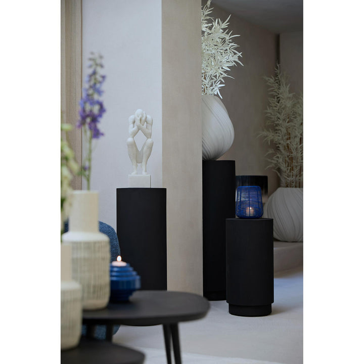 Zuil Alarios - Mat zwart - Ø30cm