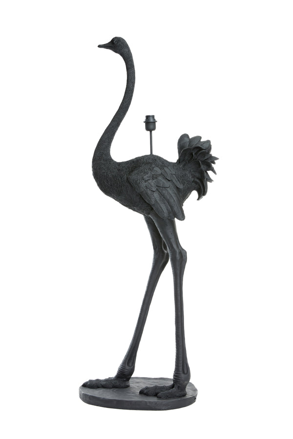 Light & Living Ostrich lampvoet mat zwart XL