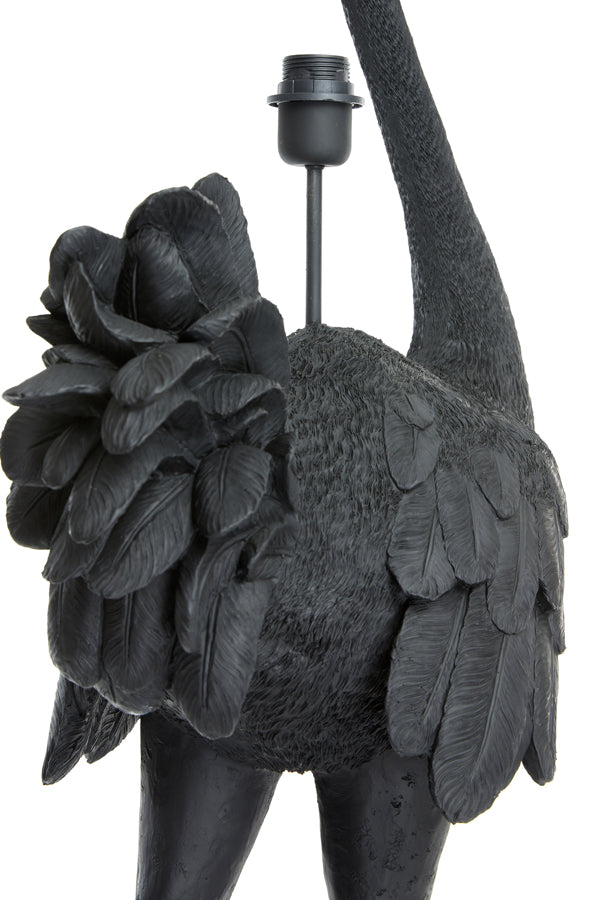 Light & Living Ostrich lampvoet mat zwart XL