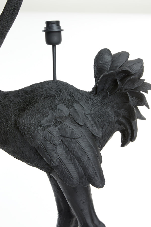 Light & Living Ostrich lampvoet mat zwart XL