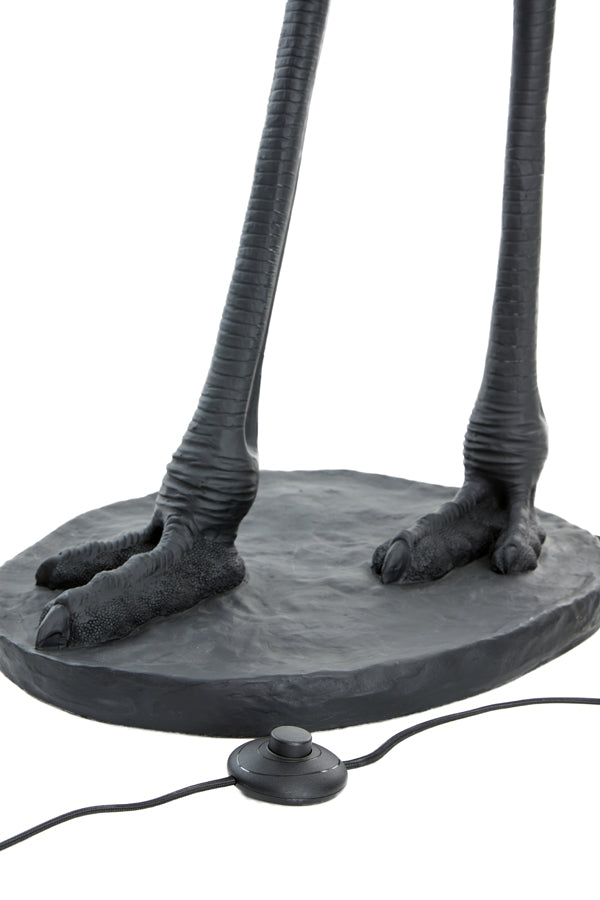 Light & Living schemerlamp Ostrich XL mat zwart