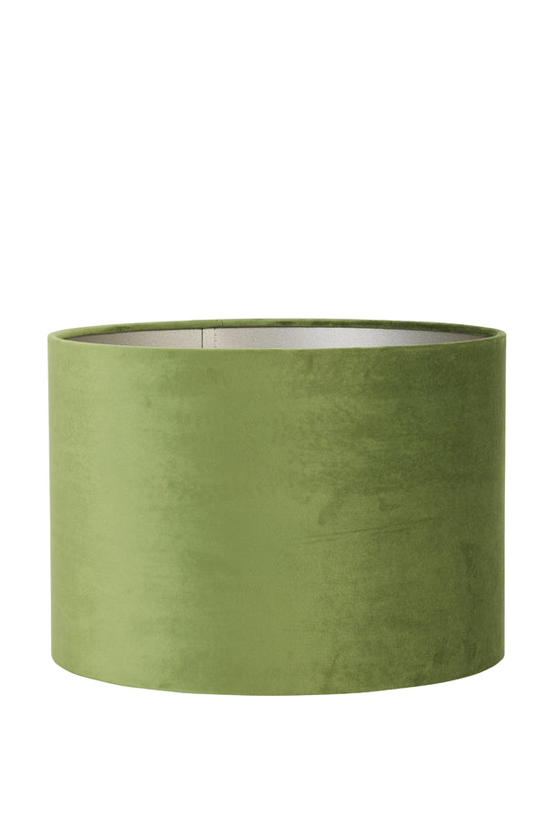 Light & Living Lampenkap cilinder Velours Olive