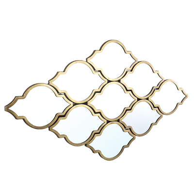 Mera Gold steel spiegel rhombus