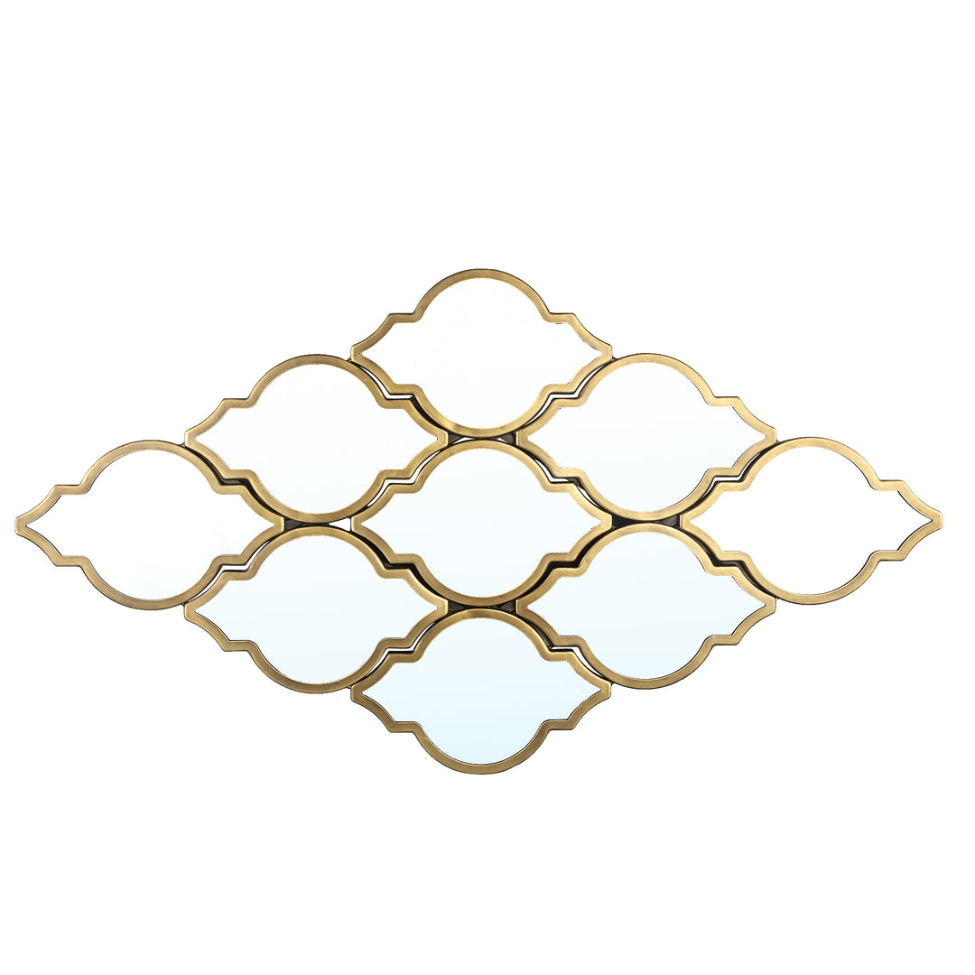 Mera Gold steel spiegel rhombus