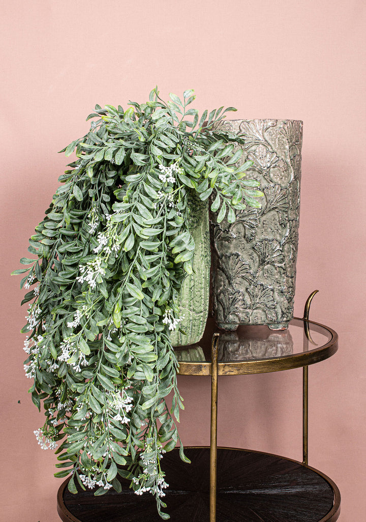 PTMD Leaves kunstplant green hanging locust with berries