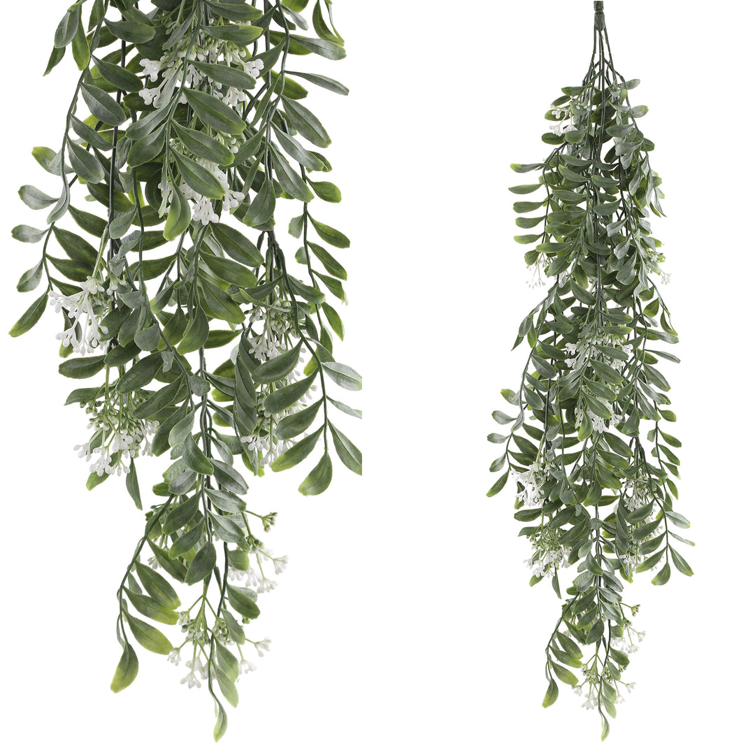 PTMD Leaves kunstplant green hanging locust with berries