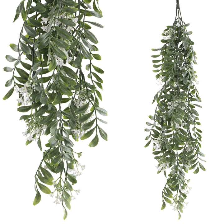 PTMD Leaves kunstplant green hanging locust with berries