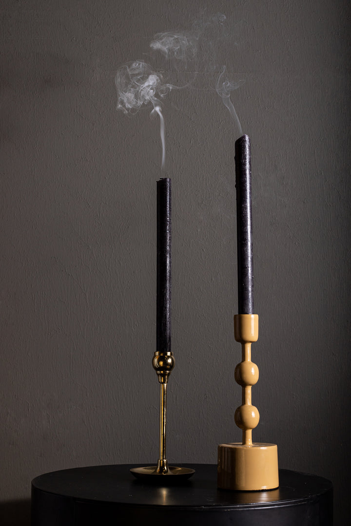 PTMD Marlijn cream iron kandelaar