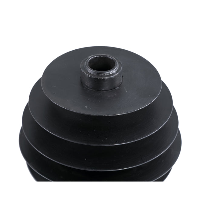 PTMD Tyna Black metal kandelaar layered rounds