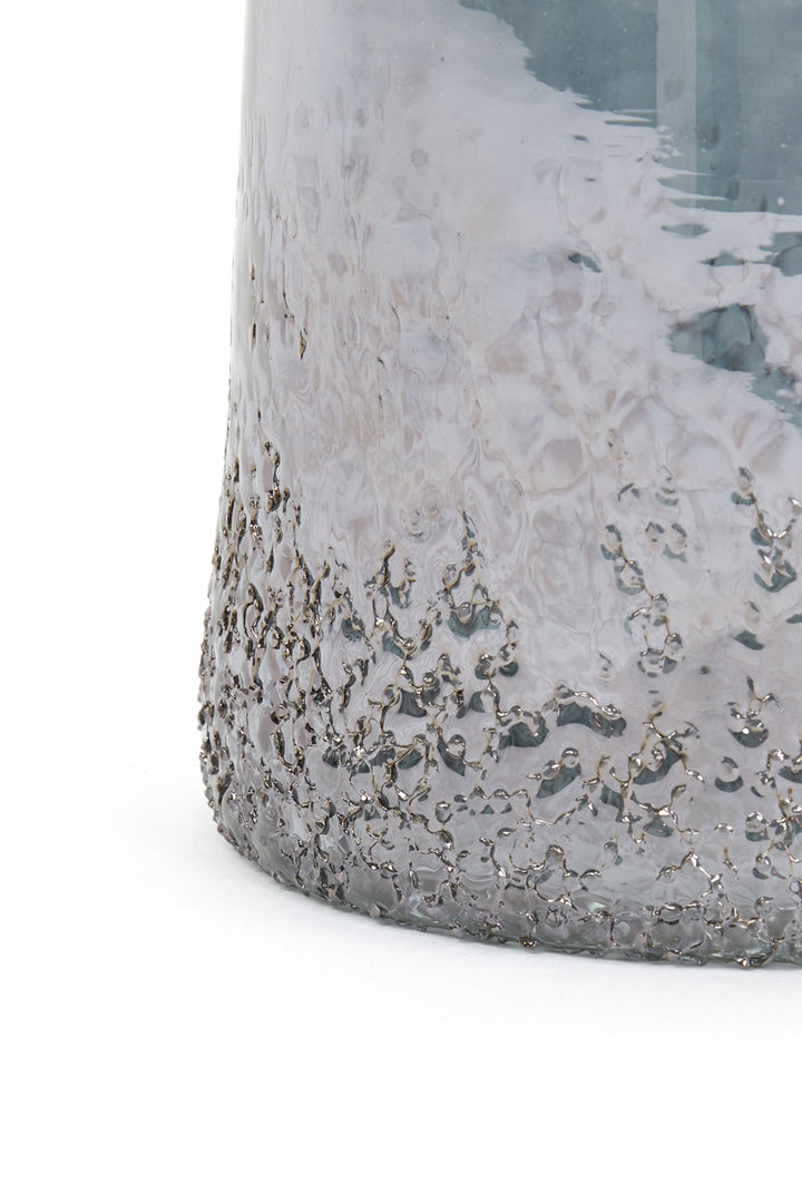 Windlicht Ø14x17 cm PARATA blauw