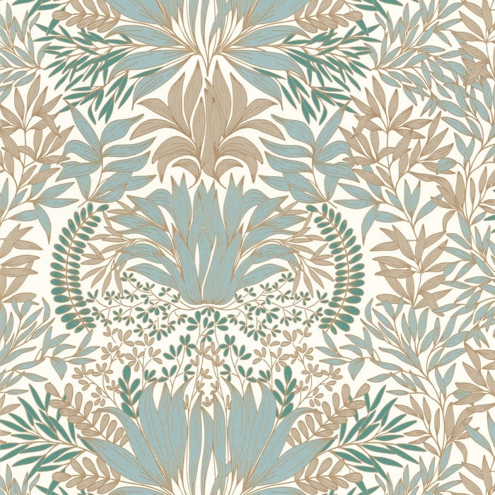 Casamance Square Jasmin behang Chardon 75733262