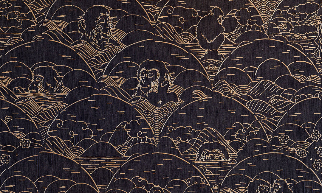 Arte Moooi Rendez vous Tokyo Blue MO3001 Indigo Macaque