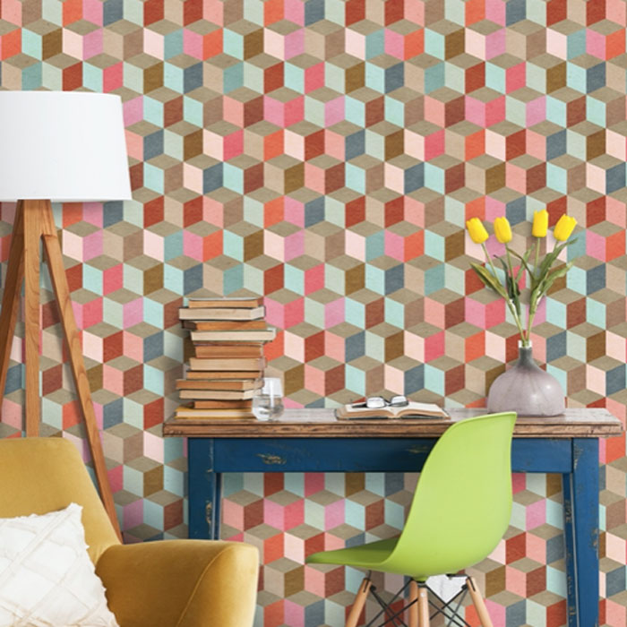 Mind the Gap Coloured Geometry Premium WP20004 behang