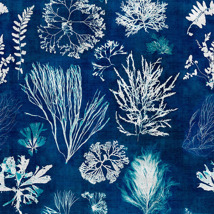 Mind the Gap Algae Navy Blue WP20297 behang
