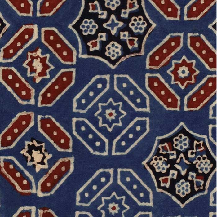 Mind the Gap Ajrak Blue WP20412 behang