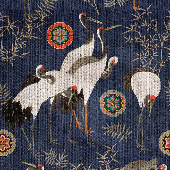 Mind the Gap Tsuru Indigo WP20392 behang