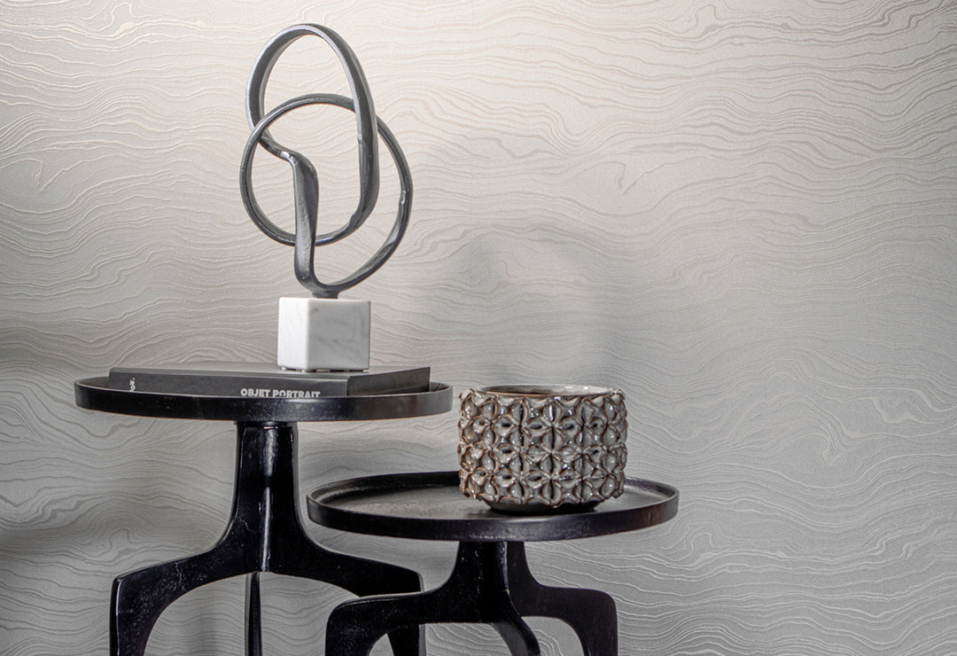 Hooked on walls new wave Moire behang 24845