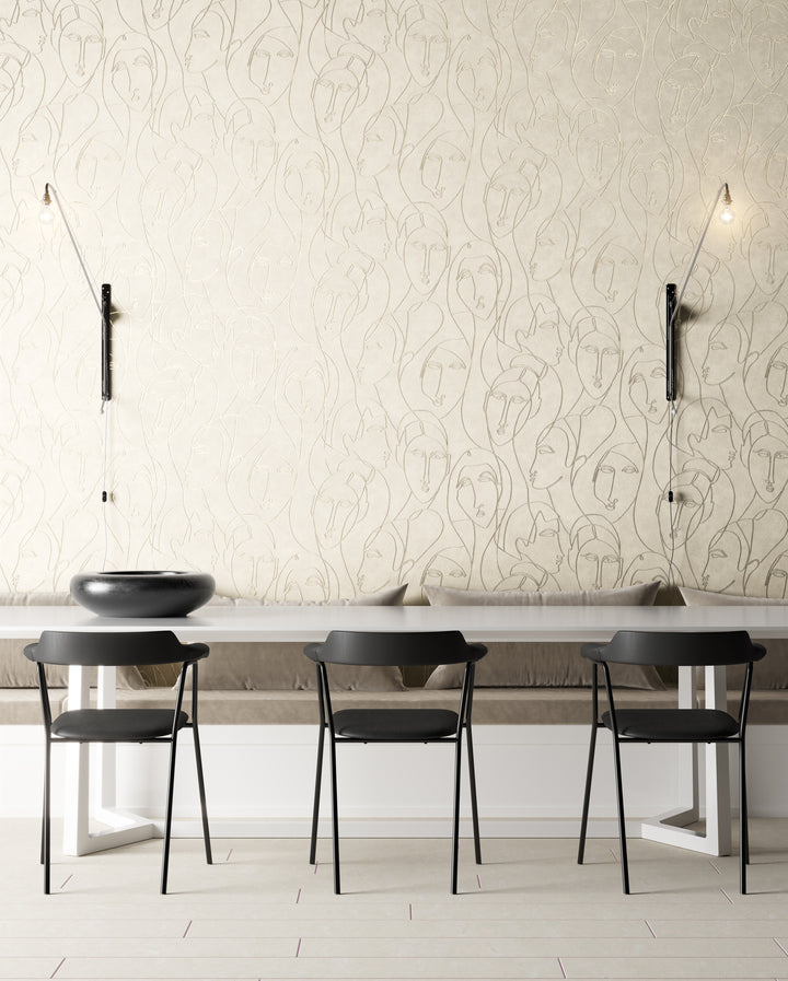 Khrôma Agathe AGA501 Nefertiti Behang