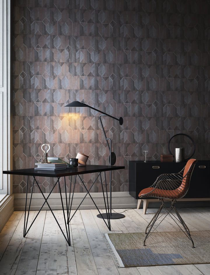 Khrôma Prisma Marquetry PR1002  Behang