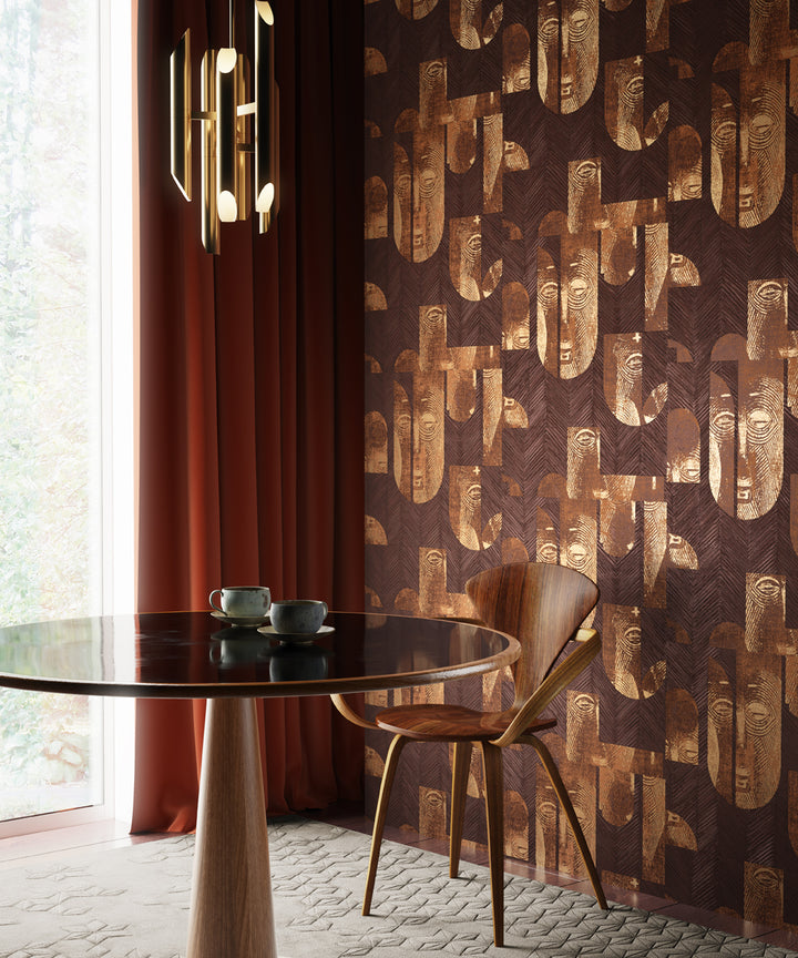 Khrôma Tribute Mask Coconut TRI302 Behang